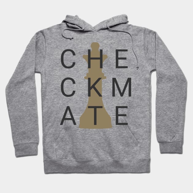 Checkmate - Queen Hoodie by ORENOB